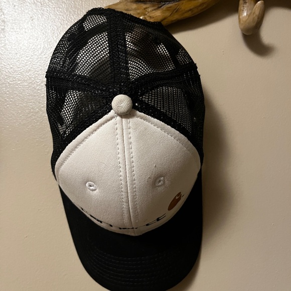 Carhartt Black and White Logo Cap - Picture 2 of 2